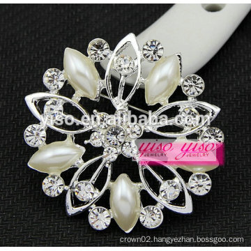 crystal flower corsage wedding brooch